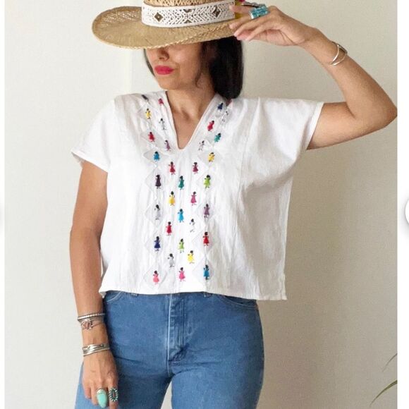 Oaxacan Huipil Blouse from Betaza / Mexican Huipil shirt - Picture 1 of 12